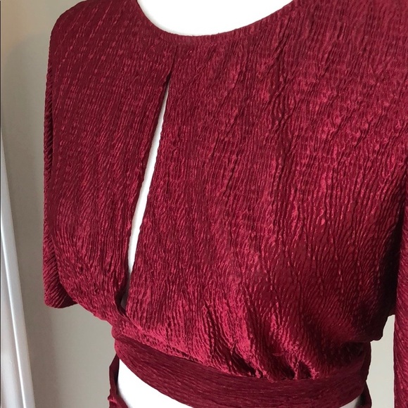 Cranberry Two Piece Jumpsuit - Picture 6 of 8